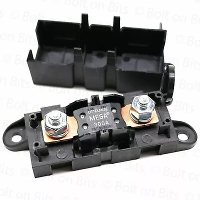 1 Inline Mega Fuse Holder With 300 Amp Fuse / Defender / Recovery Truck / Van • £14.99