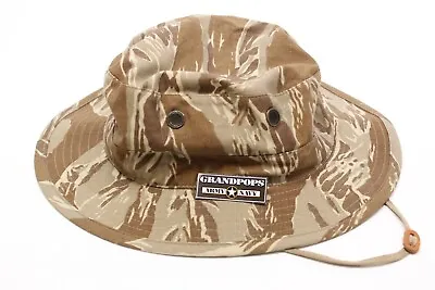 Desert Tiger Stripe Camo Jungle Hat Ripstop Made In Usa • $19.99