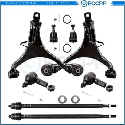 Front Lower Control Arm And Ball Joint Tie Rod End For 2002 03-2006 Honda CR-V • $85.78