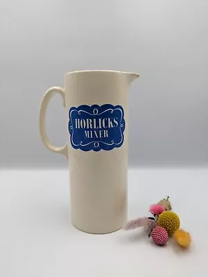 Vintage Horlicks Mixer Jug Ceramic By Alfred Meakin With Metal Plunger County  • £9.99