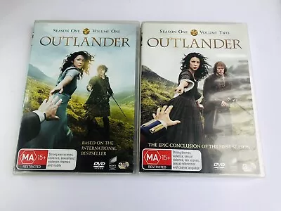 $14.90 • Buy Outlander Season 1 Volume 1+2 DVD Region 2, 4, 5 VGC + Fast Free Postage