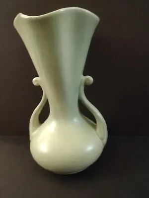 Vtg. - Red Wing Pottery Vase # 505 Handles Celadon Green 7 5/8  T / {Pre-Owned}. • $34.95