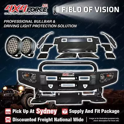 Rock Hard Bullbar U LOOP Guard Plate Light For Toyota Hilux Vigo SYD Stock • $1275