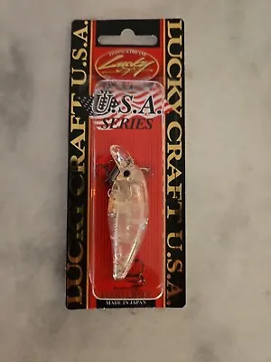 Discontinued Lucky Craft CB-50 Combat Moonsault Crankbait CLEAR Japan Color  • $13.99