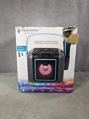 Singing Machine Groove Cube Hype Bluetooth Karaoke Machine With Mic • $24.98