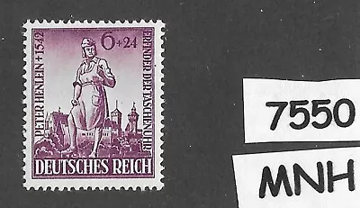 #7550    MNH Stamp 1942 B208 / Henlein Pocket Watch Inventor Nuremberg Germany • $6.76