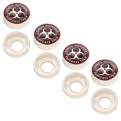 4 Chrome Custom License Plate Frame Screw Snap Caps Covers Zombie Hunter RW • $5.95