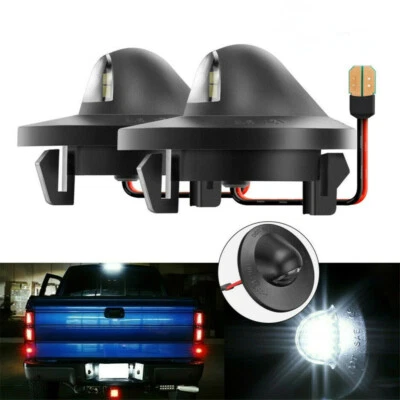 $8.99 • Buy 2x LED License Plate Light Replacement For Ford F150 F250 F350 1990-2014