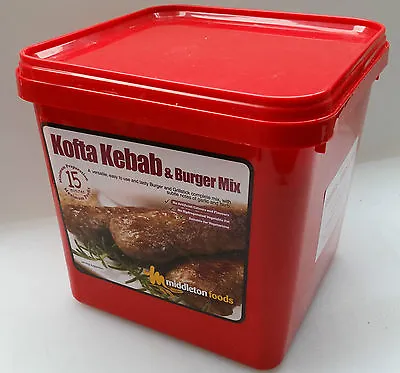 Kofta Kebab & Burger Mix 2.5kg Middleton Foods Glazes Marinades & Coatings • £28