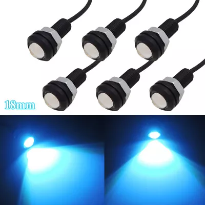 6PCS Ice Blue LED Car Motorcycle Sidemarker DRL Parking Underbody Grille Lights • $11.99