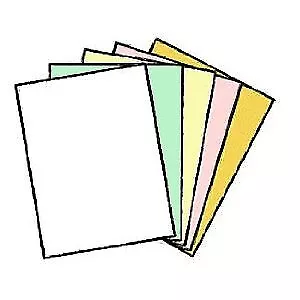 100 Sets Of 5 Part NCR Carbonless Paper 500 Sheets YellowWhiteGreenPink  • $98.95