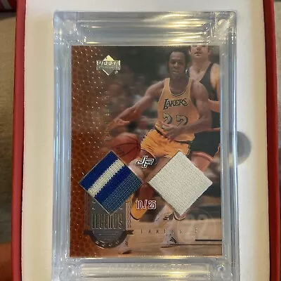 Jersey Fusion Elgin Baylor Game Used Jersey 1960-67 10/25 Double Patch!! • $59.99