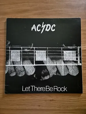 RARE AC/DC Let There Be Rock LP Album Repress Stereo Mono Gatefold NZ 1981 • $400