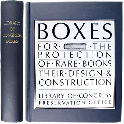 Rare Books Boxes For Protection Library Of Congress Binding Archivist Storage Hc • $367.85