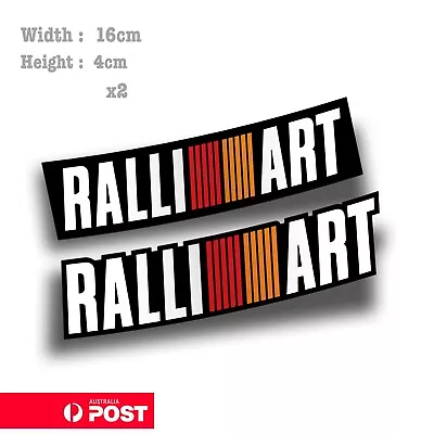 Mitsubishi RALLI ART JDM Logo  Laptop  Car  Decal Sticker  • $7