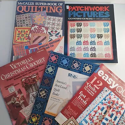 McCall's Super Book Of Quilting 1976 And  More Lot Of 6 Vintage  • $12.99