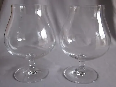 2 Cognac Large Brandy Goblets Glasses Schott Zwiesel Crystal Unknown Patt 6 3/4  • $17.50