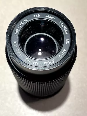 Kalimar 80-200mm F4.5-5.6 MC Auto Macro Zoom Lens For Minolta • $9.95