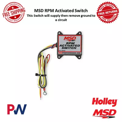 MSD RPM Activated Switch With Self Tapping Screws And Heat-Shrink Cap #8950 • $210.36