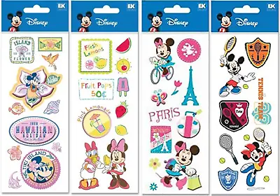 Disney Mickey Mouse Minnie Mouse Dimensional Stickers Scrapbook 3D Crafts L29 • $6.95