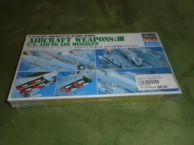 Hasegawa X72:003 1/72 U.s. Air To Air Missiles Plastic Model Kit • $6.99