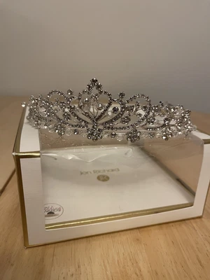 Jon Richard Bridal Tiara Absolutely Stunning Classy In Box Sparkly • £40