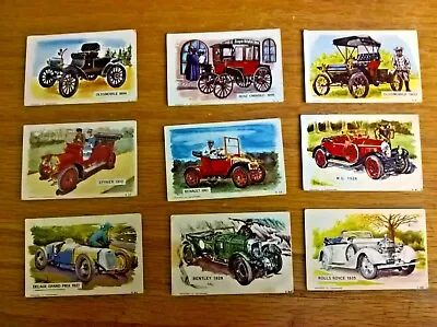 Dandy Gum Trade Cards: Veteran & Vintage Cars Series V X9 • £4.99