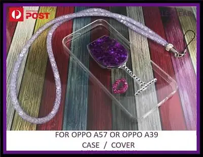 $1 • Buy Oppo A57 Oppo A39  Case Cover Glitter Bling Liquid Soft  Tpu  -wine Glass Purple