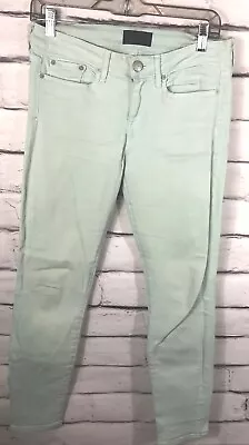 Vince Womens Ankle Skinny Size 27 Mint Green Jeans • $33.74