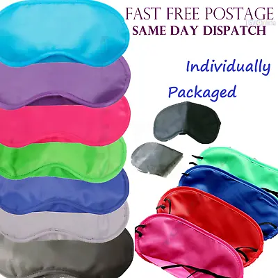 $79.99 • Buy Travel Eye Mask Sleep Sleeping Cover Rest Eyepatch Blindfold Mix Of Colours New