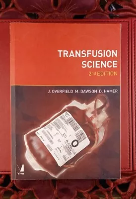 £19.99 • Buy Transfusion Science, Haematology, Blood Groups, Immune System, Biomedical