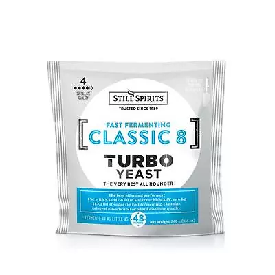 Still Spirits CLASSIC 8 Turbo Yeast 240 Grams • $8.73