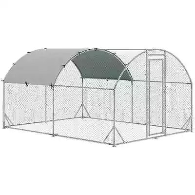 Large Chicken Run Wire Mesh Enclosure Walk In Shelter Coop Hen Poultry Pet Cage • £227.99