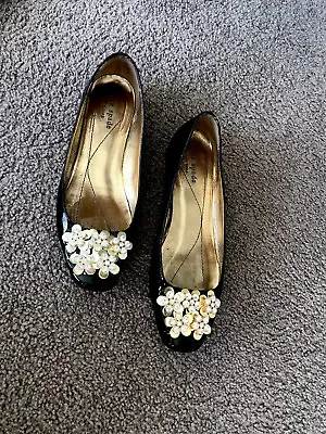 Gorgeous ...New Kate Spade Flat Shoes Black AU 7 Used Few Times . • $149.99