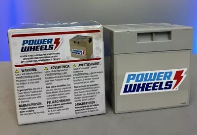 *New* Power Wheels 12 Volt Rechargeable Battery Gray Mattel PW G5894 EXP- 9/2023 • $50