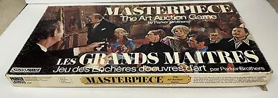 1970 Vintage MASTERPIECE The Art Auction Game By Parker Brothers COMPLETE • $39.99