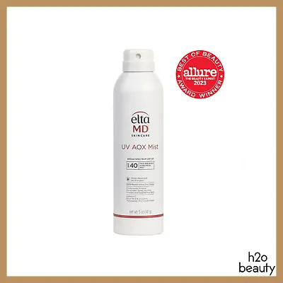 Elta MD UV AOX Mist Broad-Spectrum SPF 40 Face Body 5 Oz EXP 07/26 *NEW IN BOX* • $36