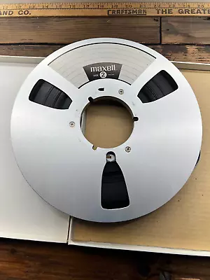 1 X Maxell LNE35-10 1/4  Recording Tape On Metal 10.5  NAB Hub Reel #7 • $34.97