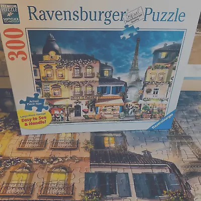 2013 RAVENSBURGER Puzzle Large 300 Piece  27  X 20  Pretty Paris - Eiffel Tower • $10.79