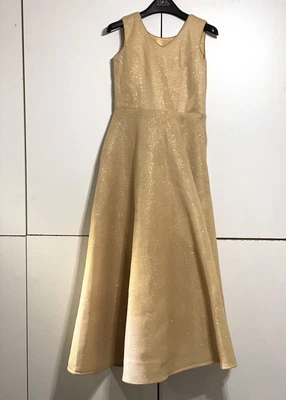 £29.99 • Buy Beautiful Comfortable Shining Golden Honeycomb Style Party/Prom Dress Size 32