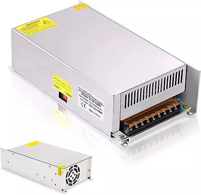 DC 12V 100A 1200W Switching Power Supply Adapter PSU AC-DC 12Volt Industrial Tra • $91.55