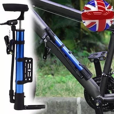 £6.95 • Buy Mini Bike Pump Portable Bicycle Tyre Inflator Hand Pump Schrader Presta Valve UK