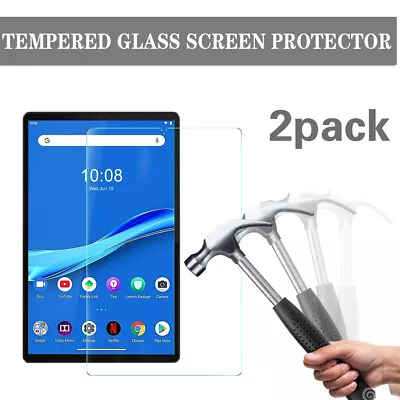 2 Pack Tablet Tempered Glass Screen Protector For Lenovo Tab E7/E10/M7/M8/M10 • £5.94