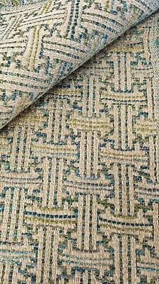 £29 • Buy LINWOOD LUNDY SEAFOAM UPHOLSTERY FABRIC 170cm X 140cm 