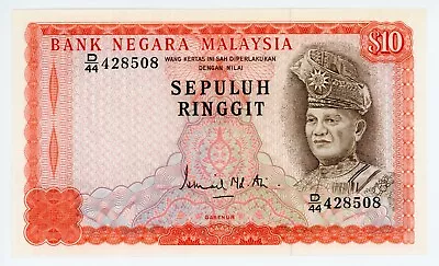 Malaysia 10 Ringgit 1976-1981 P-15 UNC • $140