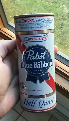 Old Pabst Blue Ribbon Beer Can Half Quart EMPTY Can Newark NJ Milwaukee WI Brew • $3.99