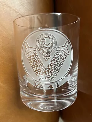 $30 • Buy VA-46 Clansmen Engraved Whiskey Glass