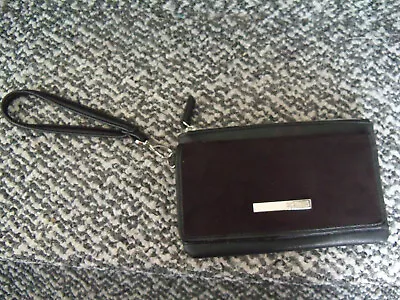 Ladies Kenneth Cole Purse/Wallet/Clutch With Optional Wrist Strap Black  New • £6.50