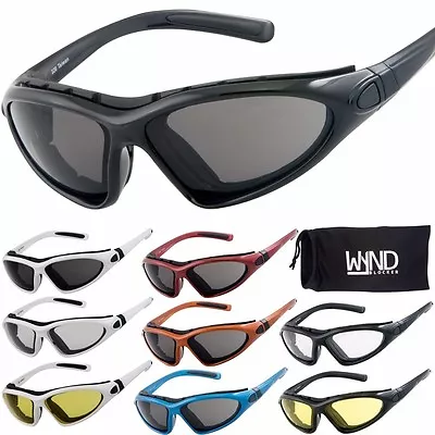 WYND Blocker Vert Sports & Motorcycle Sunglasses Running Golfing Driving Glasses • $29.95