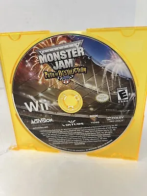 Wii Game Monster Jam Path Of Destruction  • $2.30